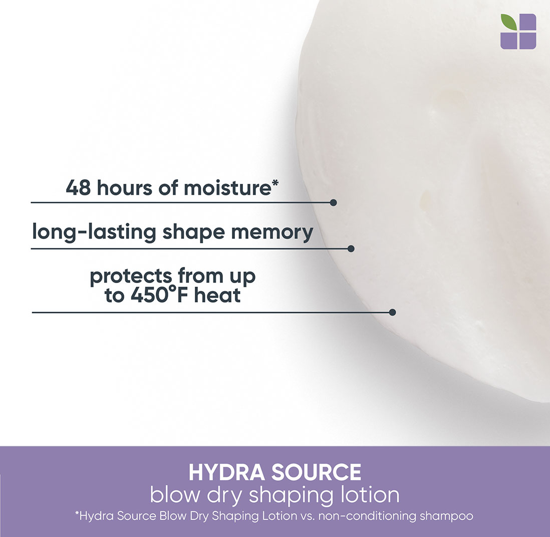 Hydra Source Blow Dry Shaping Lotion Benefits